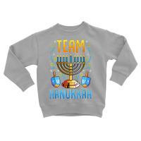 Team Hanukkah Jewish Festival Of Lights Funny Hebrew Holiday T Shirt Toddler Sweatshirt | Artistshot