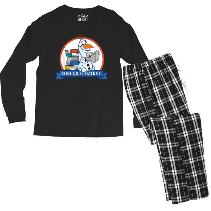 Frozen 2 Olaf Genius By Nature Men's Long Sleeve Pajama Set | Artistshot