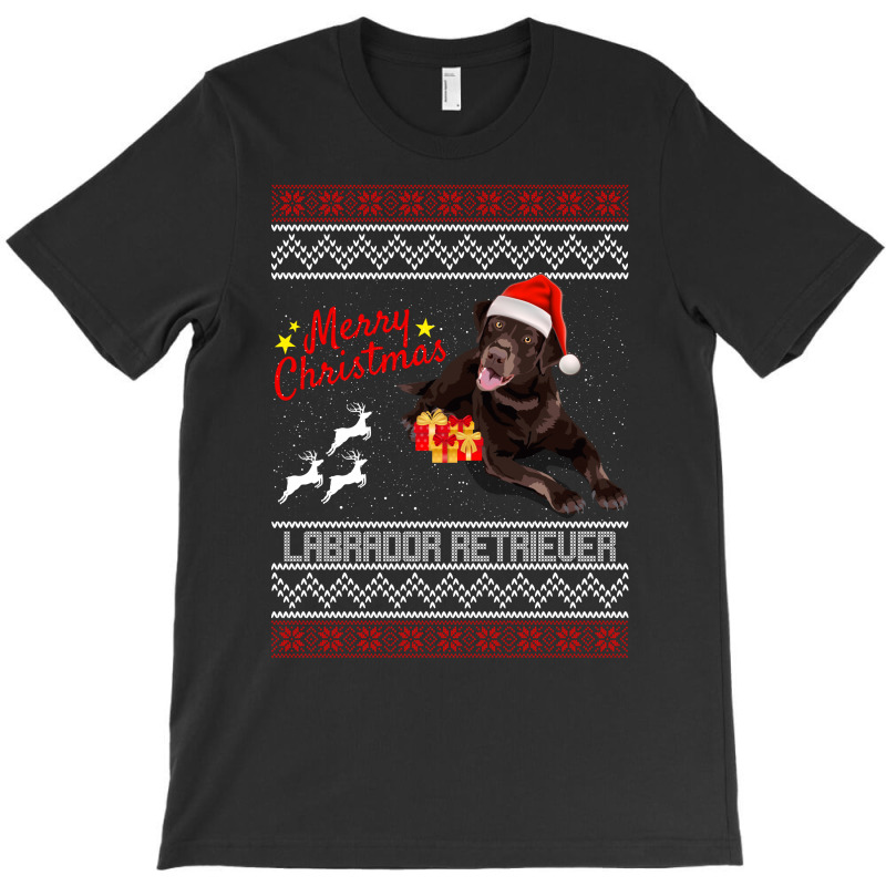 Merry Christmas Labrador Retriever T-shirt | Artistshot