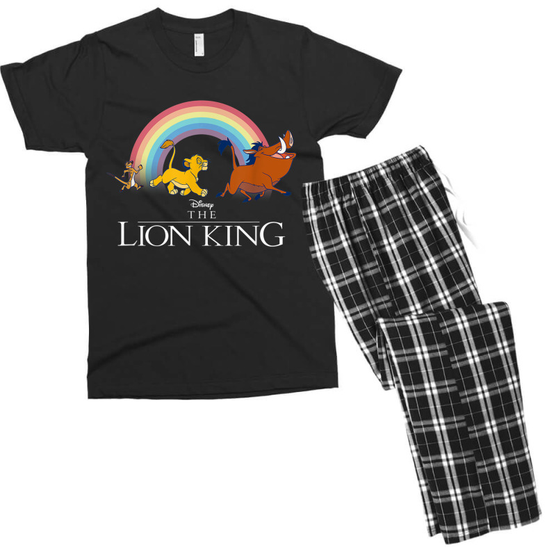 Funny Lion And King Classic Hakuna Matata Copy Men's T-shirt Pajama Set | Artistshot