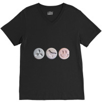 Ecstasy Dove Smiley V-neck Tee | Artistshot