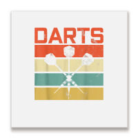 Vintage Darts T Shirt Dart Board Sports Bar Gift T Shir T Shirt Metal Print Square | Artistshot