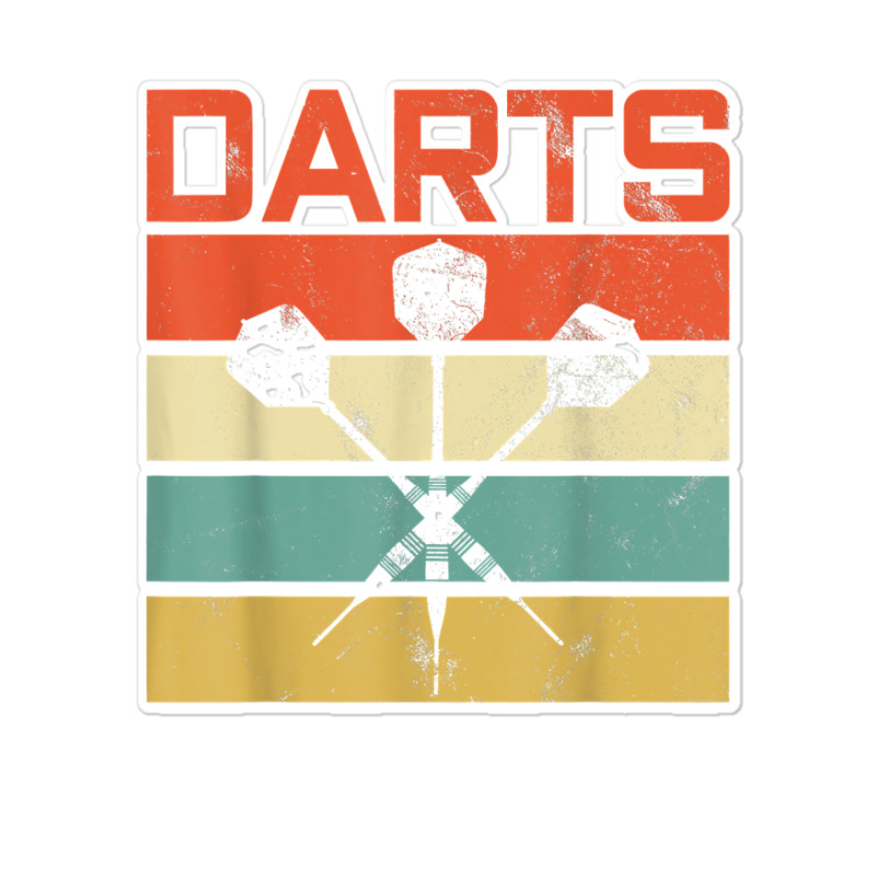 Vintage Darts T Shirt Dart Board Sports Bar Gift T Shir T Shirt Sticker | Artistshot