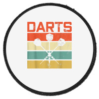 Vintage Darts T Shirt Dart Board Sports Bar Gift T Shir T Shirt Round Patch | Artistshot