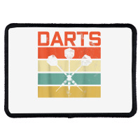 Vintage Darts T Shirt Dart Board Sports Bar Gift T Shir T Shirt Rectangle Patch | Artistshot