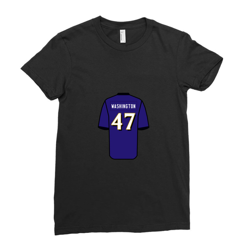 Ar'darius Washington Jersey Ladies Fitted T-Shirt by MilletteHawks | Artistshot