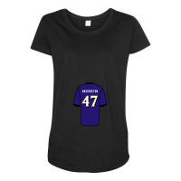 Ar'darius Washington Jersey Maternity Scoop Neck T-shirt | Artistshot