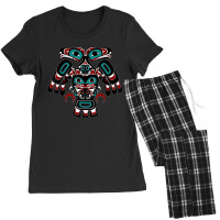 Alaska Native American Indian Tlingit Eagle Bear Clan Spirit Women's Pajamas Set | Artistshot