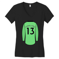 Willy Caballero Jersey Classic Women's V-neck T-shirt | Artistshot