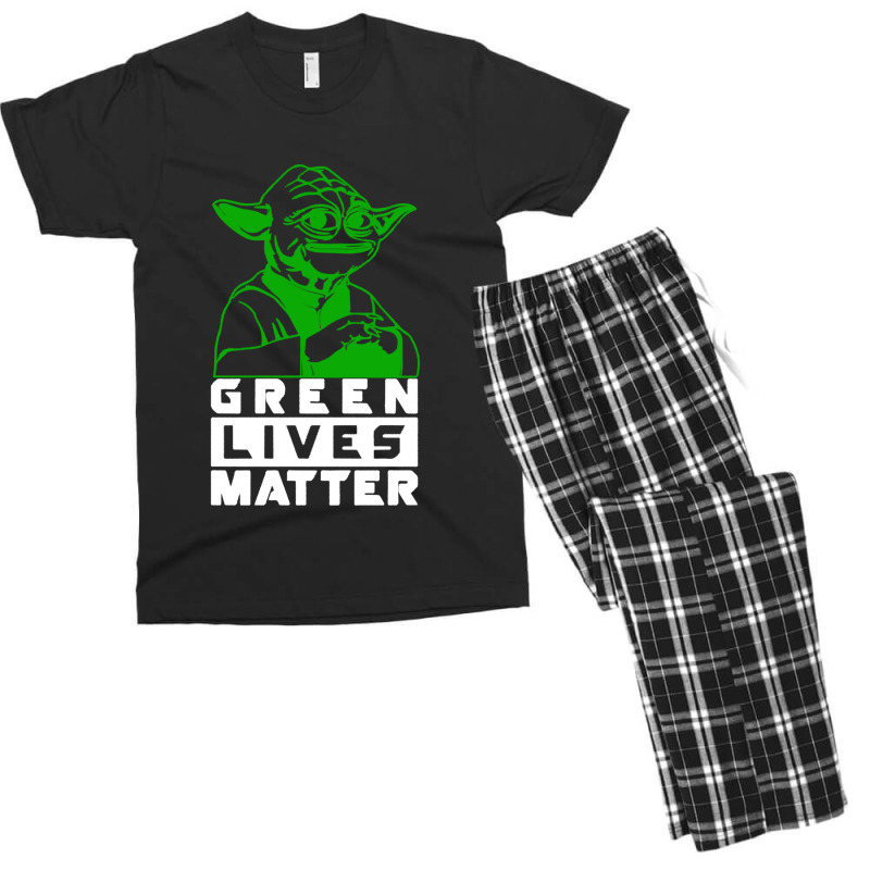 Green Lives Matter Men's T-shirt Pajama Set | Artistshot