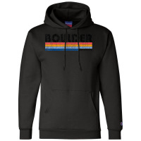 Vintage 1980s Style Boulder, Co Champion Hoodie | Artistshot