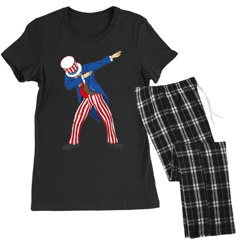 Dabbing Uncle Sam Dabbing Uncle Sam 4th Of July Design Women's Pajamas Set by cm-arts | Artistshot