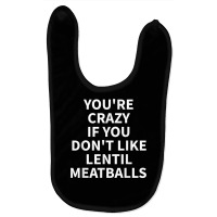 Lentil Meatball Apparel   Novelty Funny Meatballs Design T Shirt Baby Bibs | Artistshot