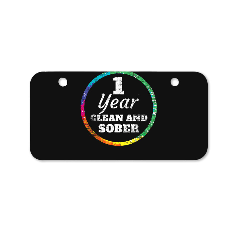 1 Year Clean And Sober Addiction Bicycle License Plate By Sorenkim ...