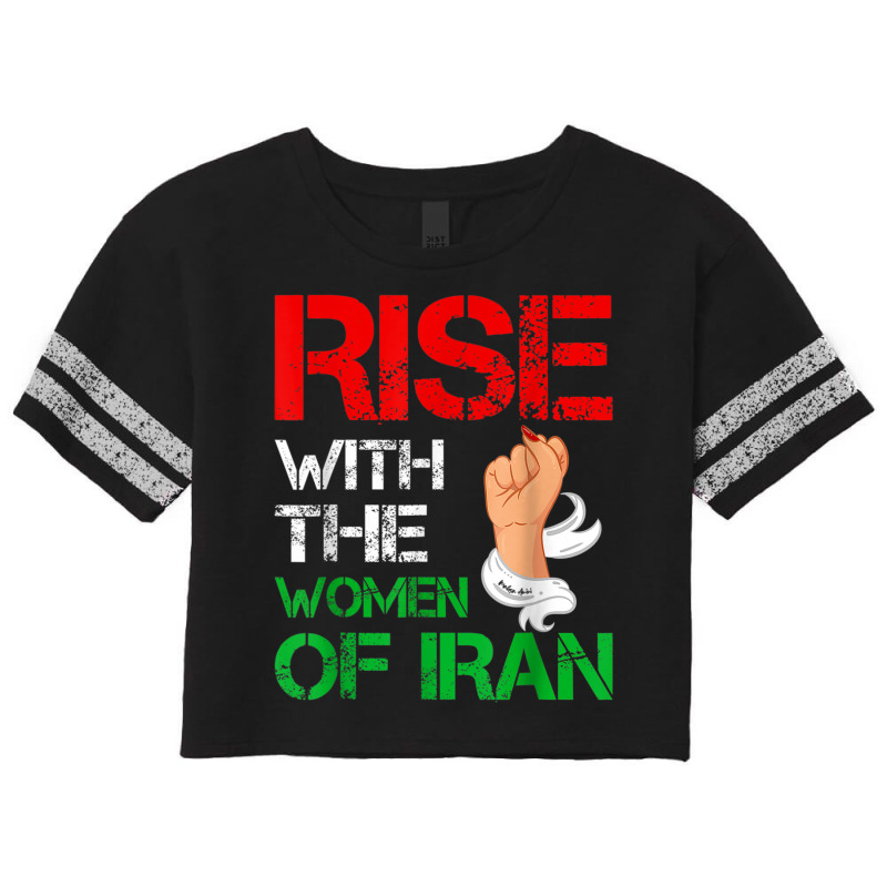 Rise With The Women Of Iran Women Life Freedom Dandelion T Shirt Scorecard Crop Tee by cm-arts | Artistshot