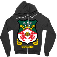 Wrexham Fc 1864 Premium Zipper Hoodie | Artistshot