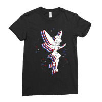 Peter Pan Tinker Bell Americana Ladies Fitted T-shirt | Artistshot