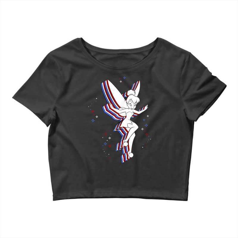 Peter Pan Tinker Bell Americana Crop Top by CrawfordMoes | Artistshot