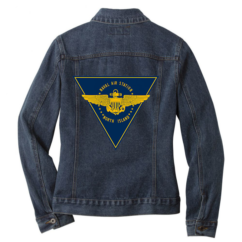 Nas North Island Naval Air Station North Island Ladies Denim Jacket by KaseyReyes | Artistshot