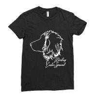 Working Cocker Spaniel Profile Dogs Dog Wilsigns Ladies Fitted T-shirt | Artistshot