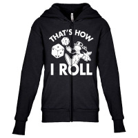 That's How I Roll Monopoly Youth Zipper Hoodie | Artistshot