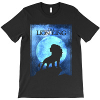 The Funny Lion And King Simba Night Sky Silhouette T-shirt | Artistshot