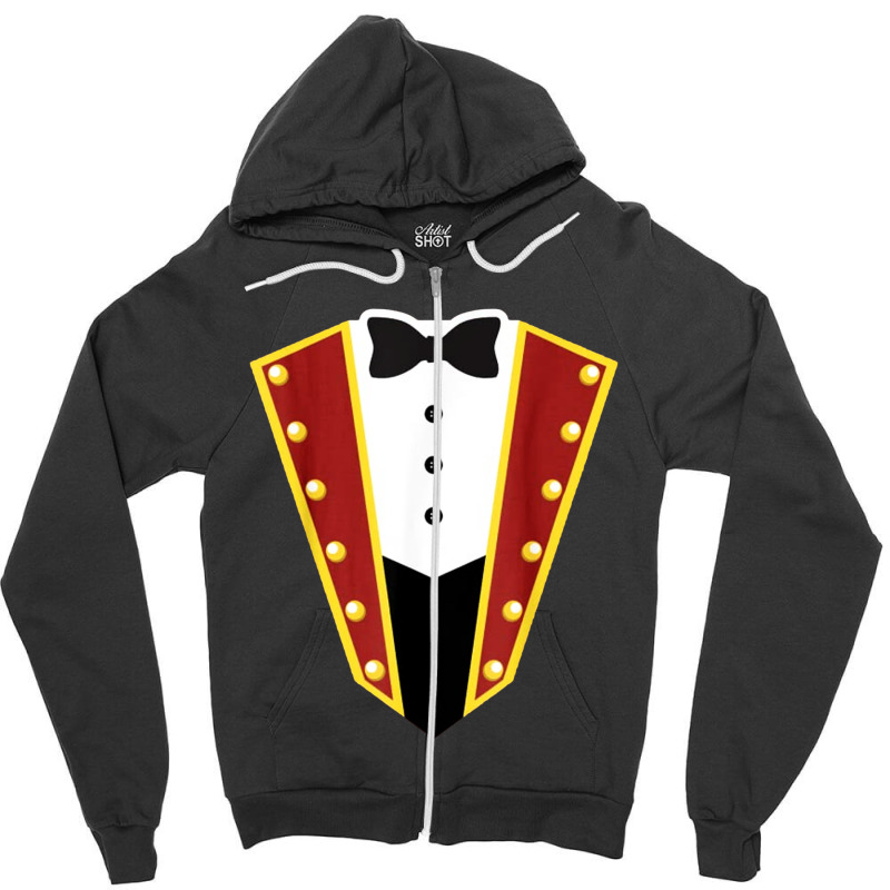 Circus Ringmaster Costume Showman Zipper Hoodie by ClickBuy | Artistshot