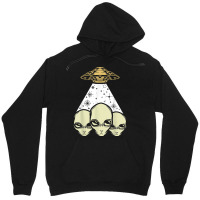 Ufo Abduction Cryptid Lover Unidentified Flying Object T Shirt Unisex Hoodie | Artistshot