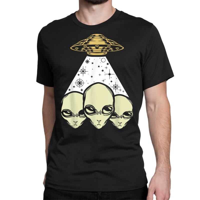 Ufo Abduction Cryptid Lover Unidentified Flying Object T Shirt Classic T-shirt | Artistshot