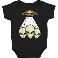 Ufo Abduction Cryptid Lover Unidentified Flying Object T Shirt Baby Bodysuit | Artistshot