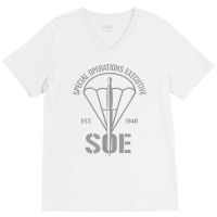 British Ww2 Special Operations Executive (soe) T Shirt V-neck Tee | Artistshot