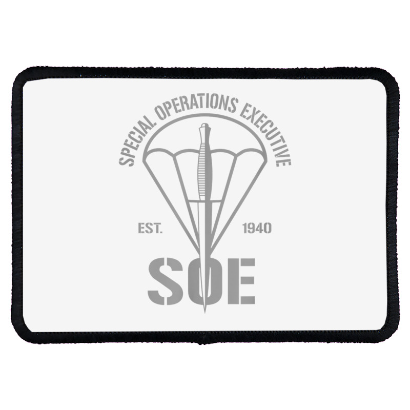 British Ww2 Special Operations Executive (soe) T Shirt Rectangle Patch | Artistshot