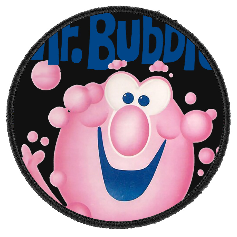 Mr. Bubble - Makes Bath Time Fun Round Patch. By Artistshot