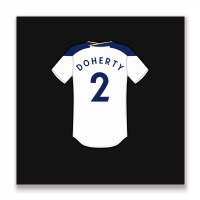 Matt Doherty Jersey Zipped Metal Print Square | Artistshot