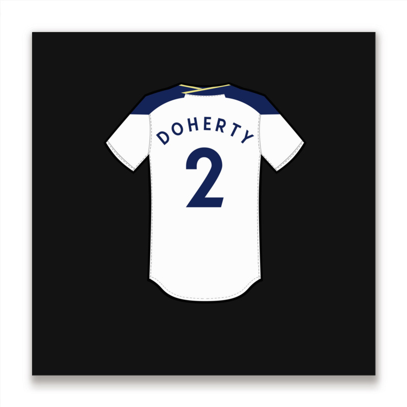 Matt Doherty Jersey Zipped Metal Print Square | Artistshot