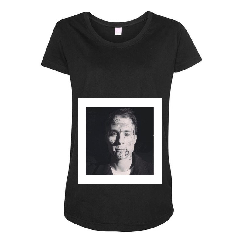 Murder Charls Maternity Scoop Neck T-shirt by cm-arts | Artistshot