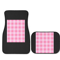 Preppy, Pink, Aesthetic, Gingham, Preppy Aesthetic Graphic Full Set Car Mats | Artistshot