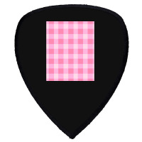 Preppy, Pink, Aesthetic, Gingham, Preppy Aesthetic Graphic Shield S Patch | Artistshot