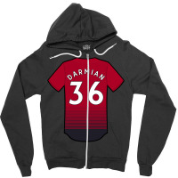 Matteo Darmian Jersey Classic Zipper Hoodie | Artistshot