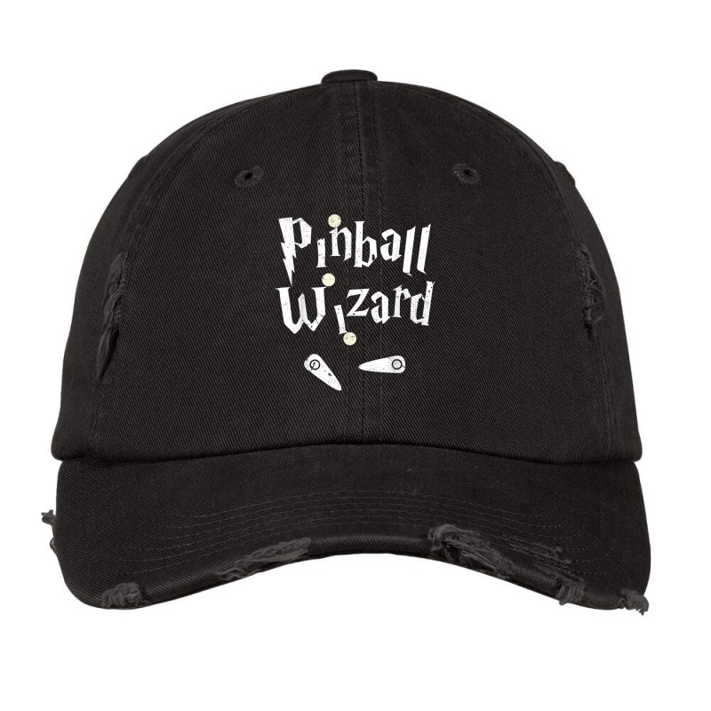 Pinball Wizard Arcade Machine Player Game Lover Art Design Vintage Cap | Artistshot