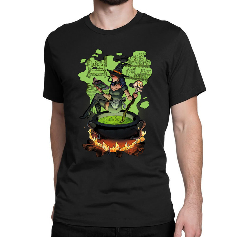 Cooking With A Witch Classic T-shirt by fawazelmira | Artistshot