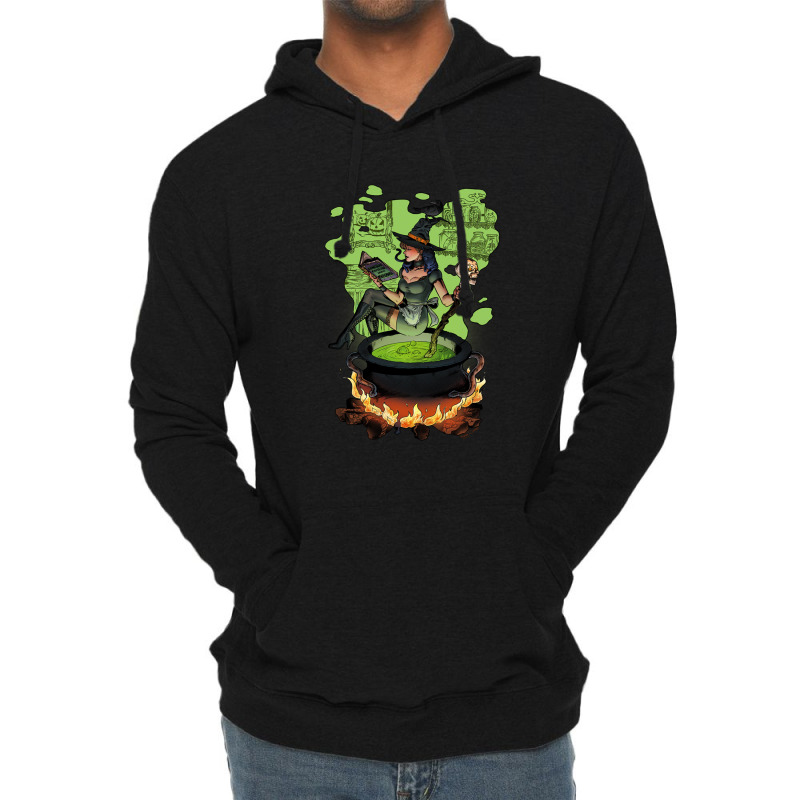 Cooking With A Witch Lightweight Hoodie by fawazelmira | Artistshot