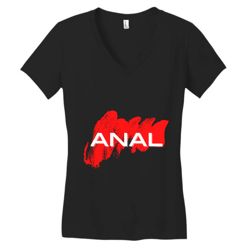 Anal Rage Women's V-Neck T-Shirt by cm-arts | Artistshot