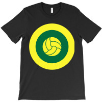 Yellow And Green Football Colours Classic T-shirt | Artistshot