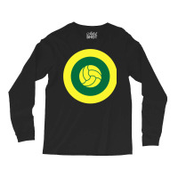 Yellow And Green Football Colours Classic Long Sleeve Shirts | Artistshot