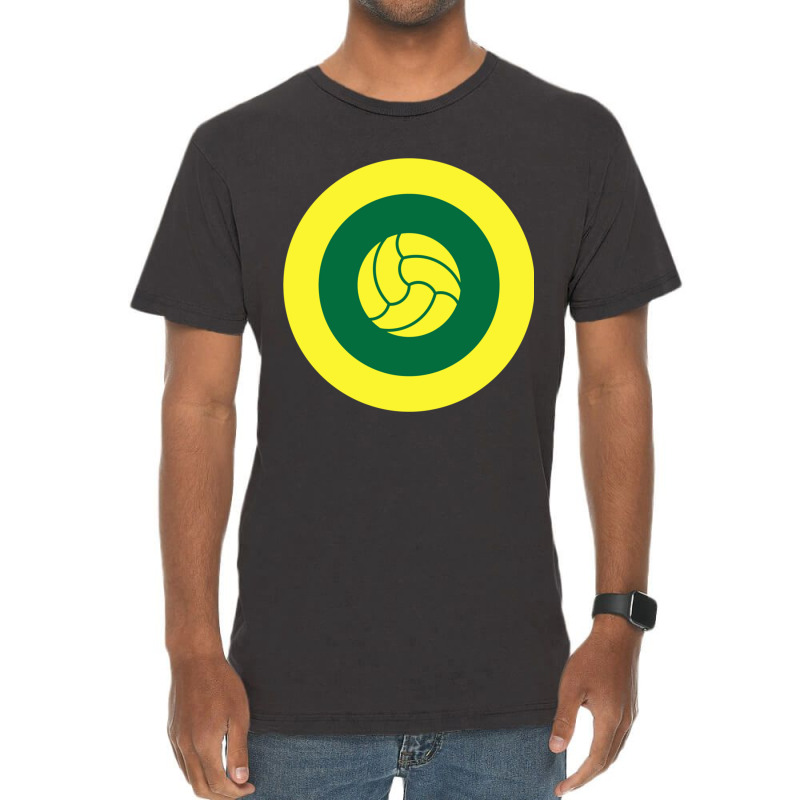 Yellow And Green Football Colours Classic Vintage T-shirt | Artistshot