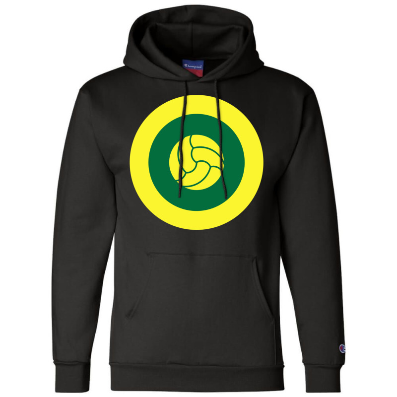 Yellow And Green Football Colours Classic Champion Hoodie | Artistshot