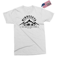 Minnesota North Star State Est. 1858 Vintage Mountains Gift Exclusive T-shirt | Artistshot