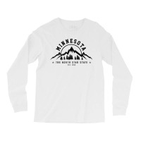 Minnesota North Star State Est. 1858 Vintage Mountains Gift Long Sleeve Shirts | Artistshot