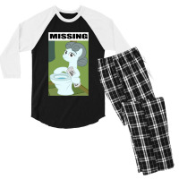 Missing Toilet Pony Horse Thing Men's 3/4 Sleeve Pajama Set | Artistshot